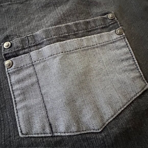 NWT Denim Bib Apron Faded Black/Grey FIRM PRICE - Picture 9 of 10